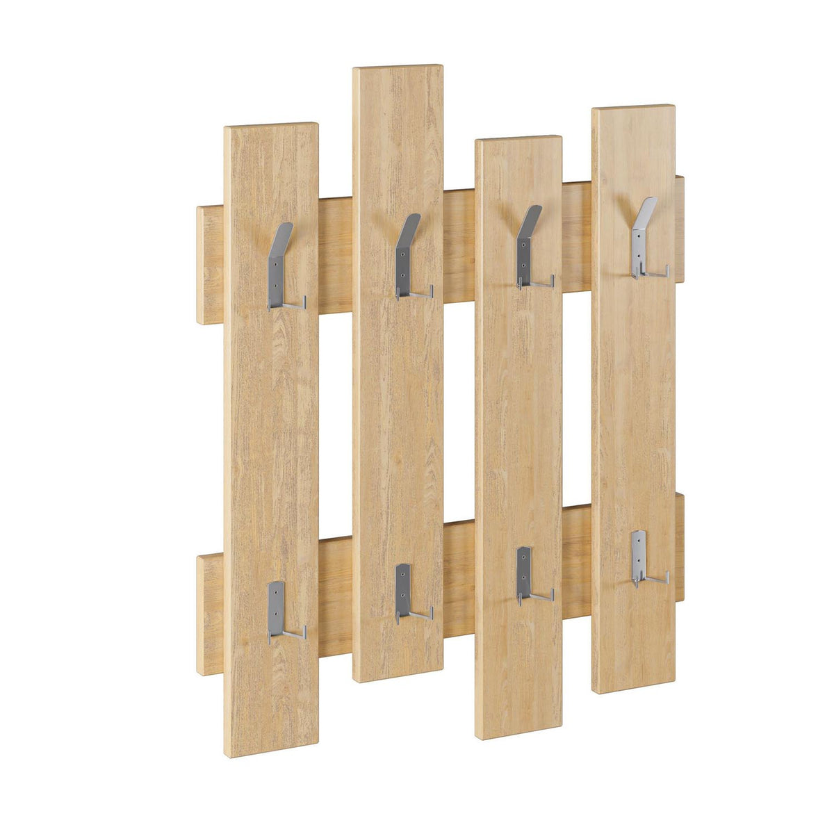 Wave Kleiderhaken - Eiche in Eiche präsentiert im Onlineshop von KAQTU Design AG. Kleiderhaken ist von Hanah Home