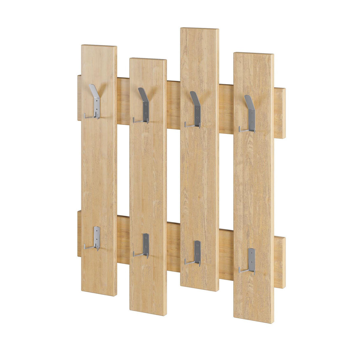 Wave Kleiderhaken - Eiche in Eiche präsentiert im Onlineshop von KAQTU Design AG. Kleiderhaken ist von Hanah Home