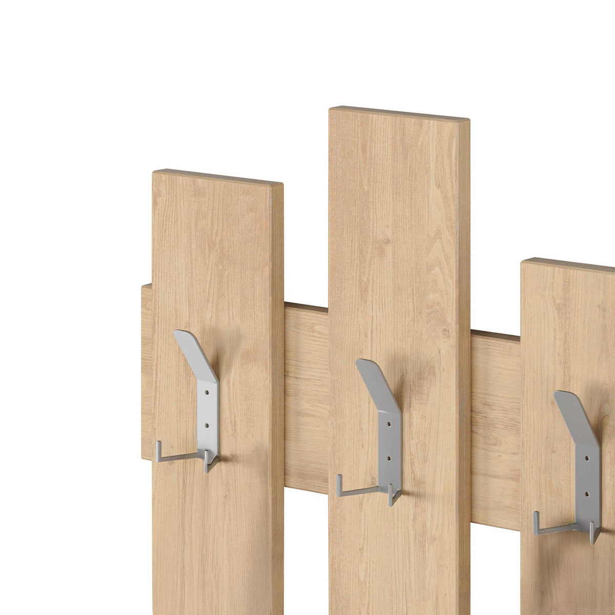 Wave Kleiderhaken - Eiche in Eiche präsentiert im Onlineshop von KAQTU Design AG. Kleiderhaken ist von Hanah Home