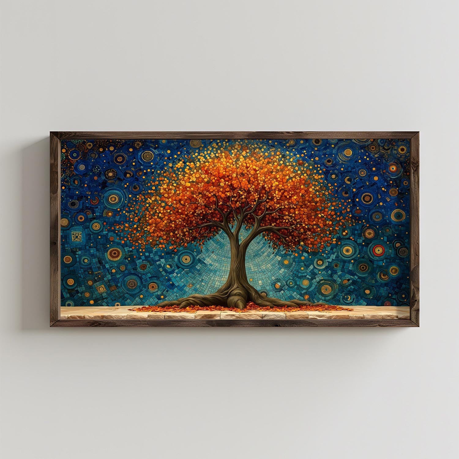 Verleihen Sie Ihrem Zuhause mit dem AI091 von Wallity einen Hauch von Farbe und Stil. Dieses exquisite gerahmte MDF-Gemälde ist ein echter Blickfang!