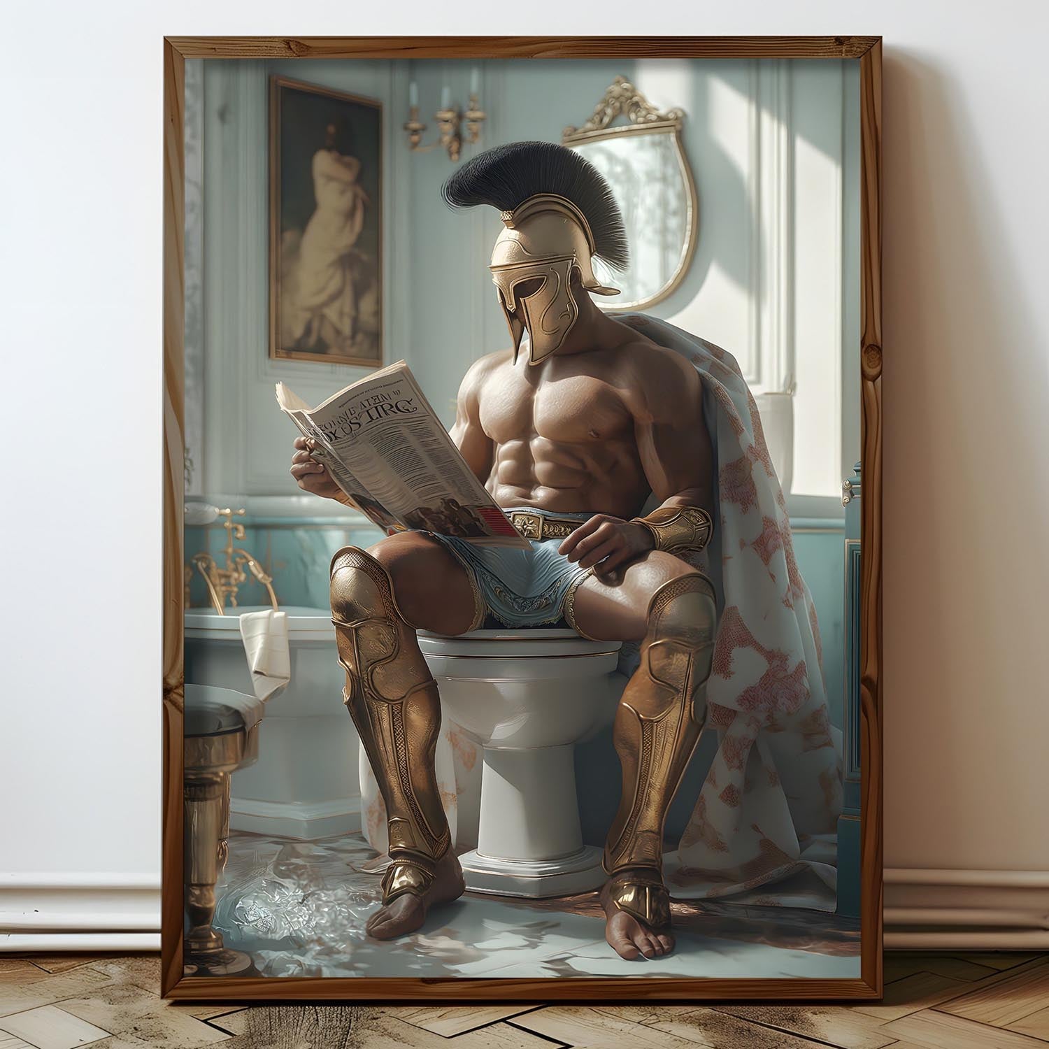 Verleihen Sie Ihrem Zuhause mit dem HUM068 von Wallity einen lebendigen Akzent. Dieses beeindruckende Gemälde begeistert durch seine Farben und Details!