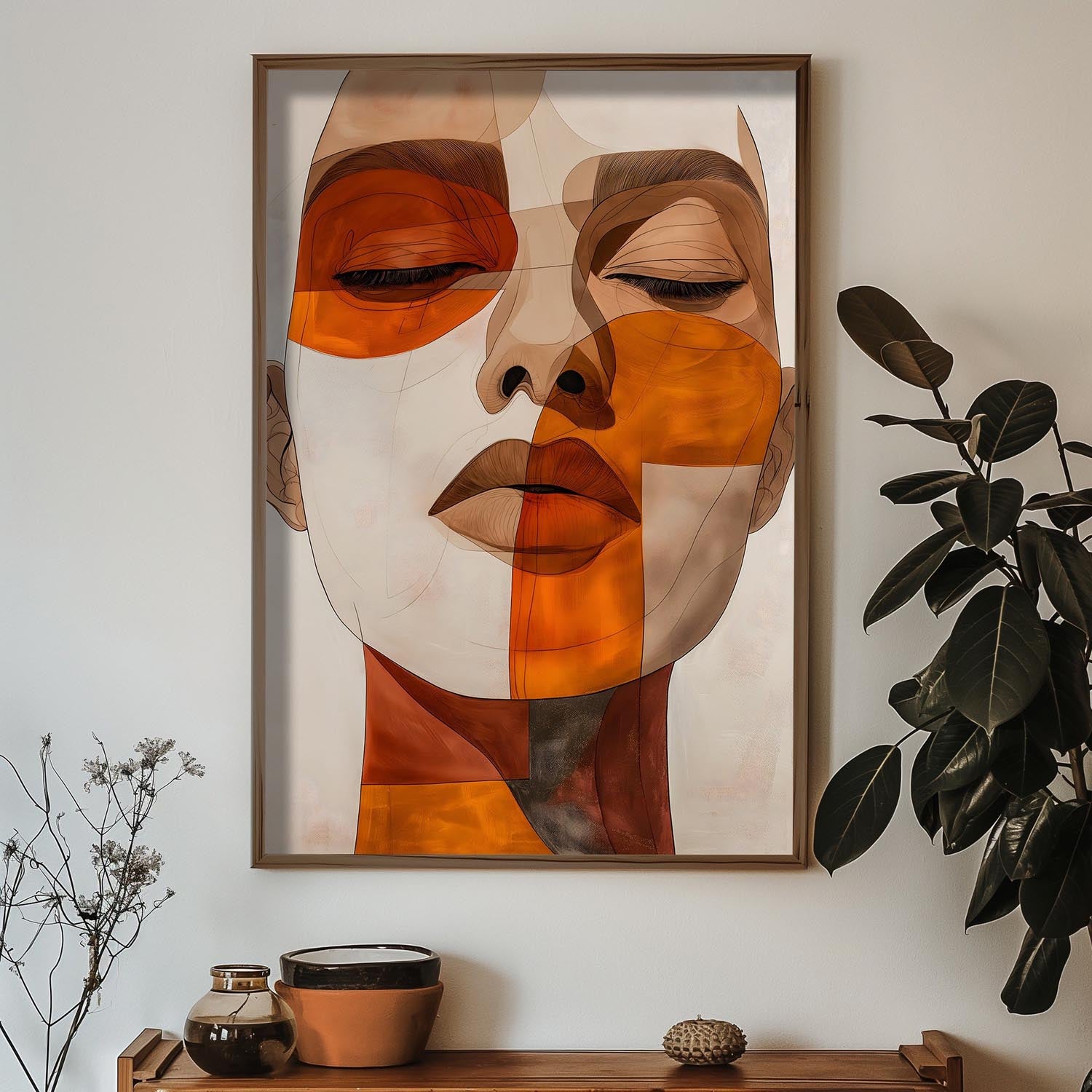 Verleihen Sie Ihrem Wohnraum mit dem HUM078 von Wallity einen lebendigen Akzent. Dieses beeindruckende Gemälde begeistert durch seine Farben und Details!