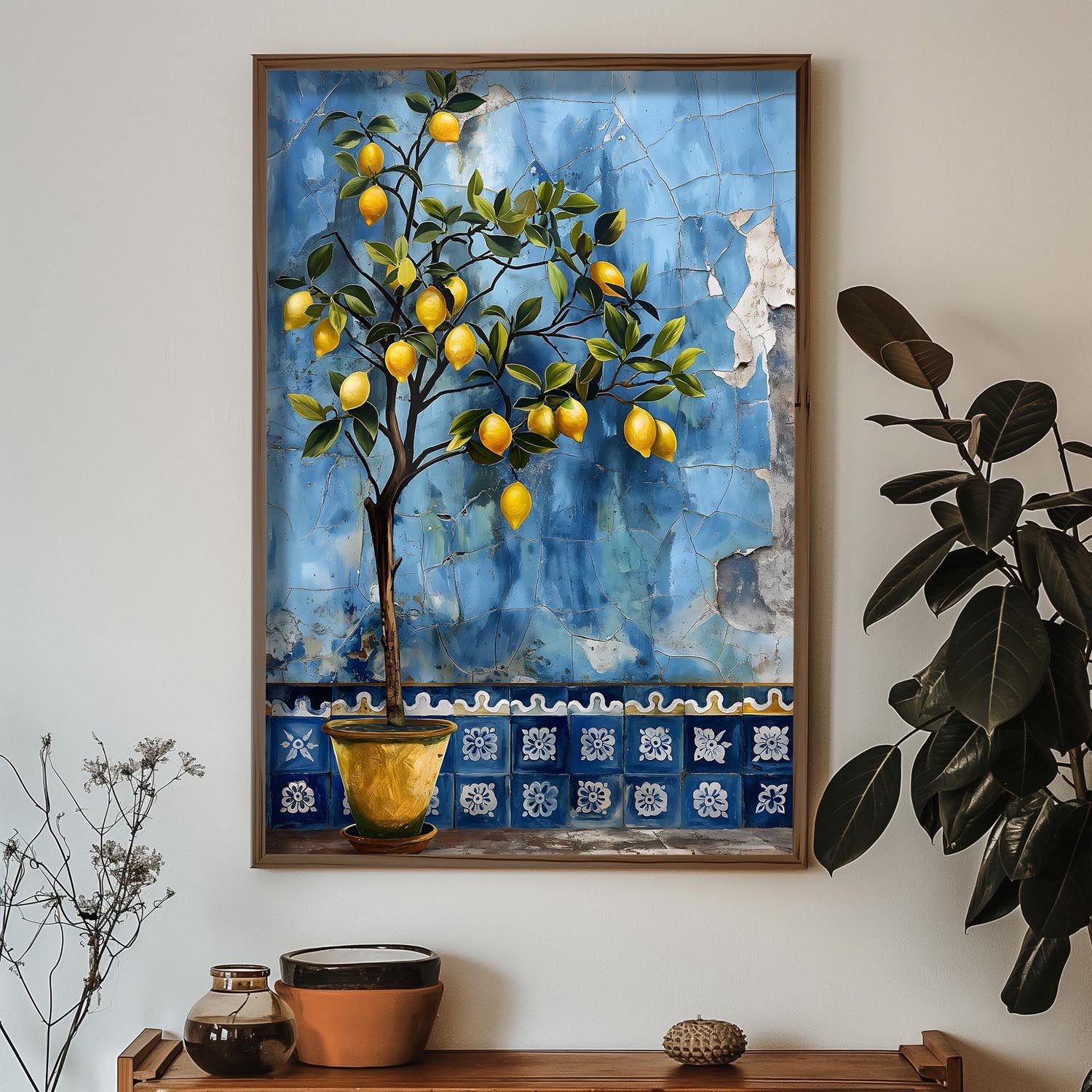 Entdecken Sie das HUM099 von Wallity – ein farbenfrohes Kunstwerk, das Ihrem Zuhause Eleganz und Stil verleiht. Ideal für jeden Raum!