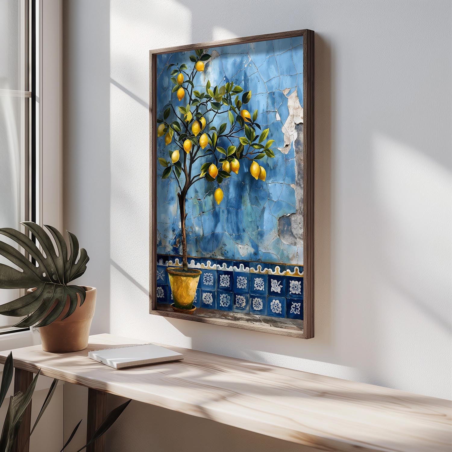 Verleihen Sie Ihrem Zuhause mit dem HUM099 von Wallity einen kreativen Akzent. Dieses lebendige Gemälde begeistert durch seine Farben und Details!