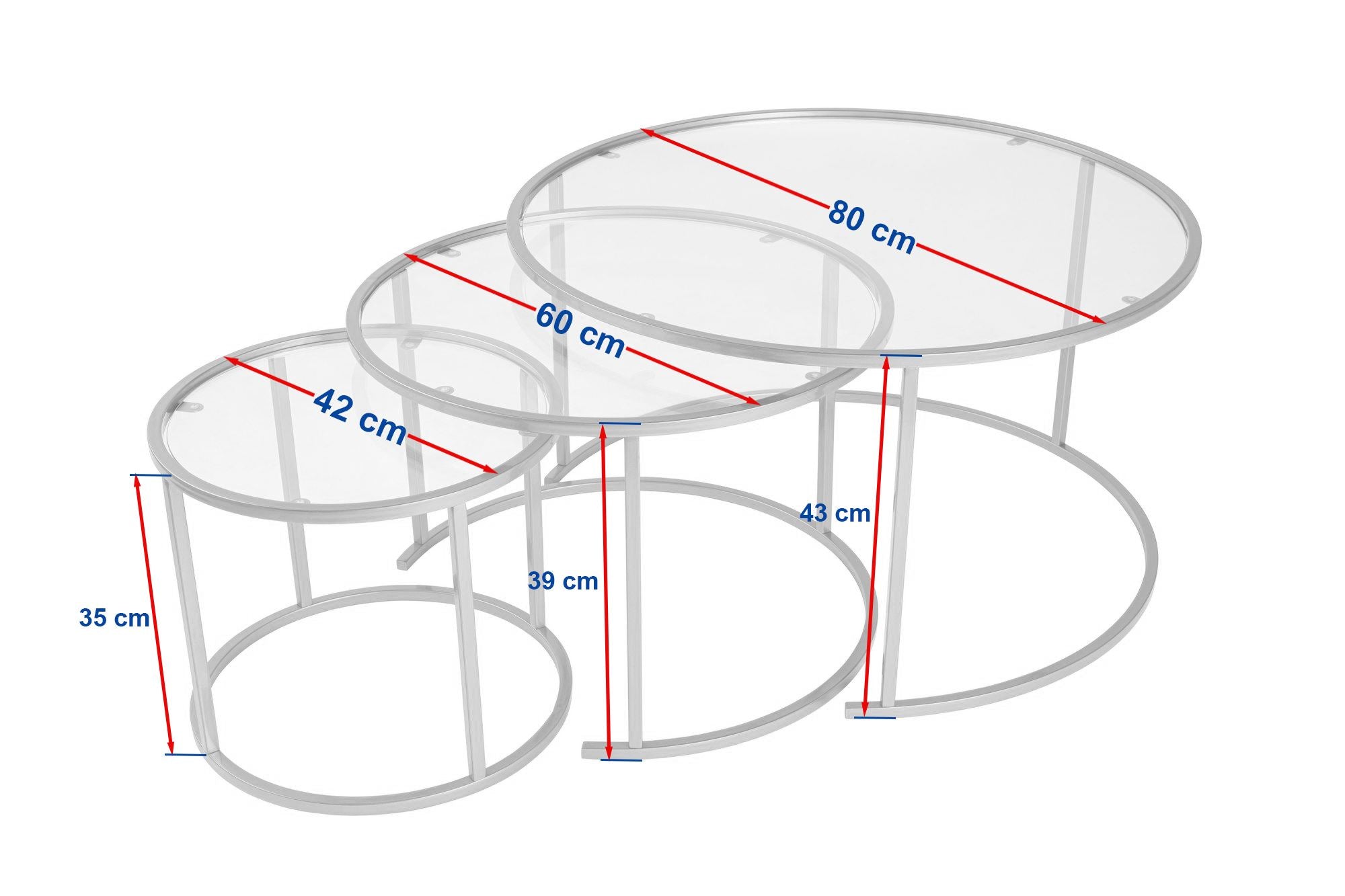 Entdecken Sie den Aurum Sofatisch von Nordure – ein stilvolles Set aus robustem Glas und edlem Gold, das Ihrem Wohnraum Eleganz und Funktionalität verleiht.