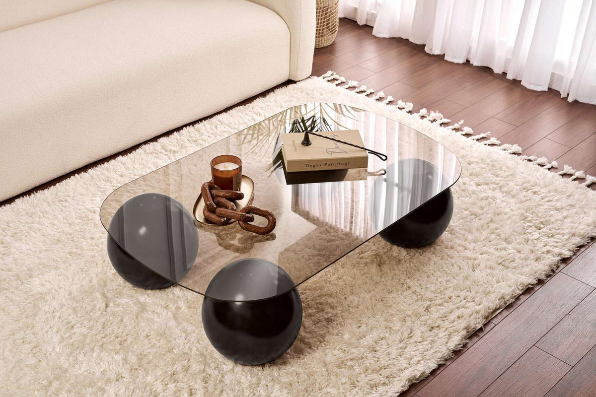Evara Sofatisch - Schwarz
Bronze in Schwarz / Bronze präsentiert im Onlineshop von KAQTU Design AG. Couchtisch ist von Nordure