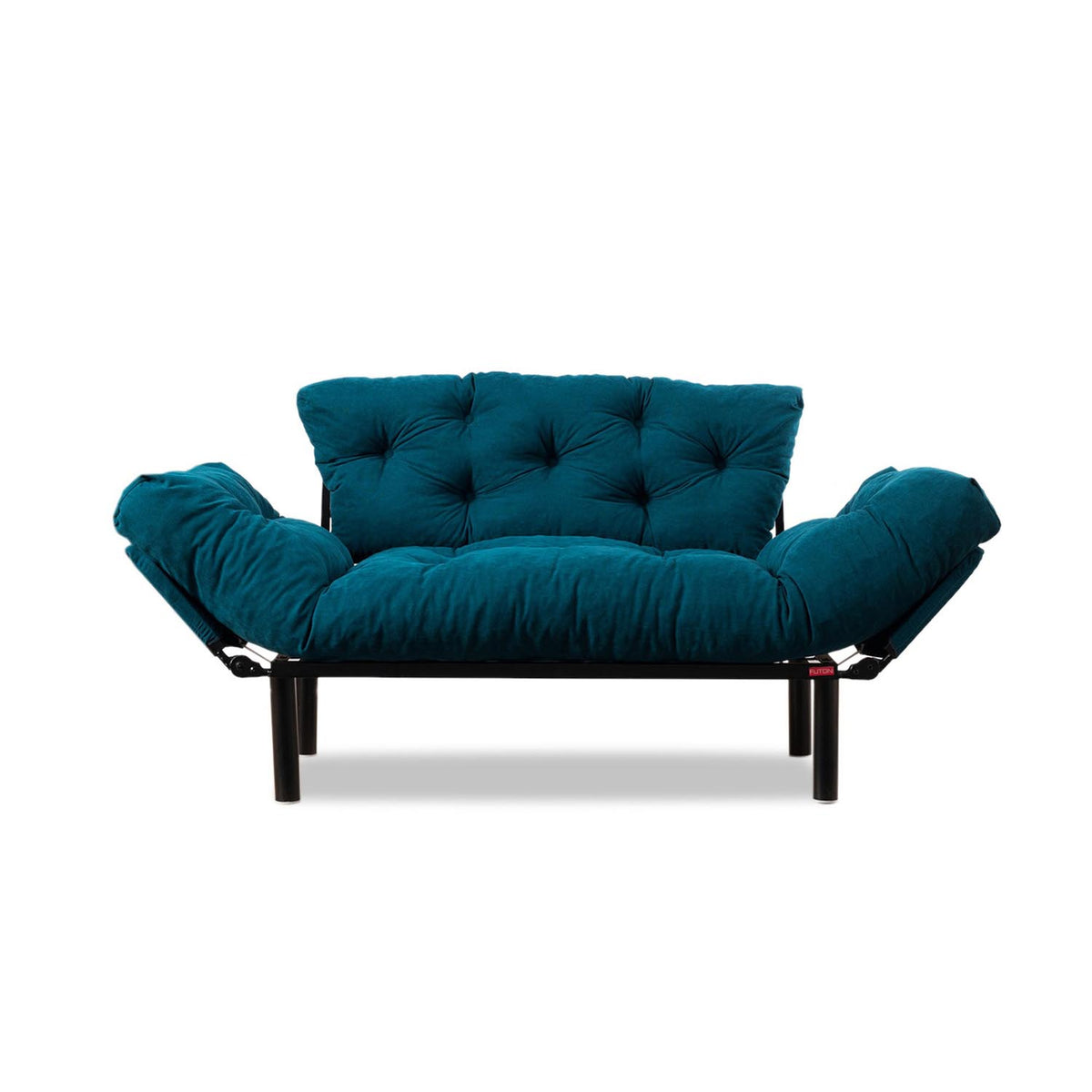 Nitta Bettsofa - Petrol Blau in Petrol Blau präsentiert im Onlineshop von KAQTU Design AG. Bettsofa ist von Atelier Del Sofa