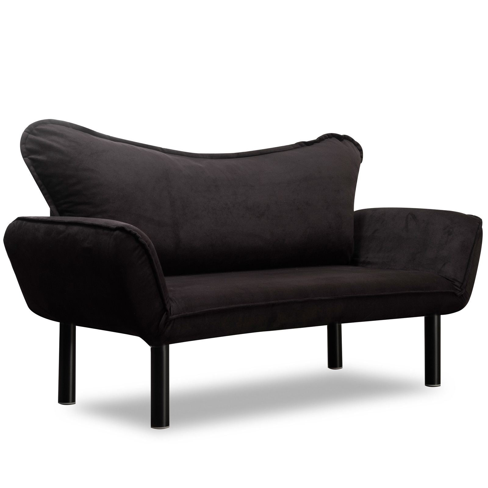 Chatto - Black in Schwarz präsentiert im Onlineshop von KAQTU Design AG. Bettsofa ist von Atelier Del Sofa