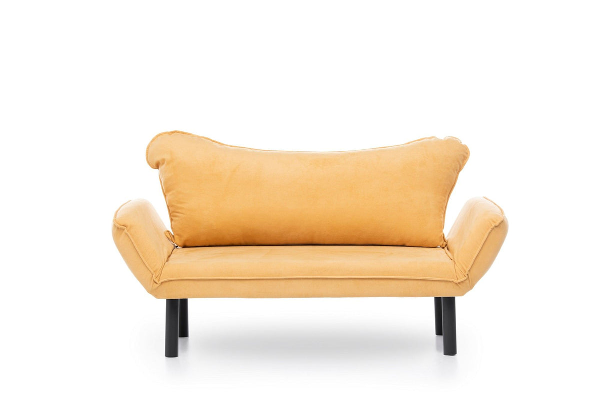 Chatto Bettsofa - Senf in Senf präsentiert im Onlineshop von KAQTU Design AG. Bettsofa ist von Atelier Del Sofa