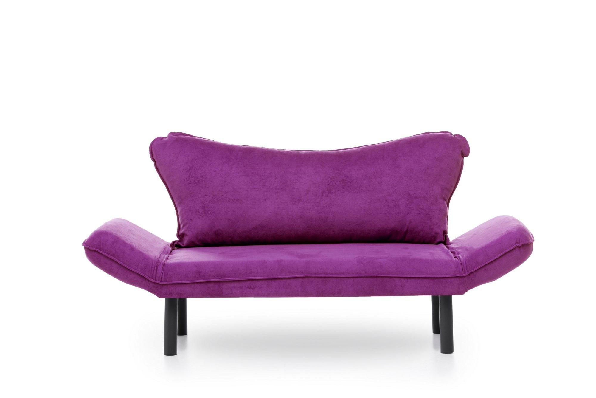 Entdecken Sie das lila Chatto Bettsofa – ein elegantes 2-Sitzer Schlafsofa, das Stil und Funktionalität für jeden Raum bietet.