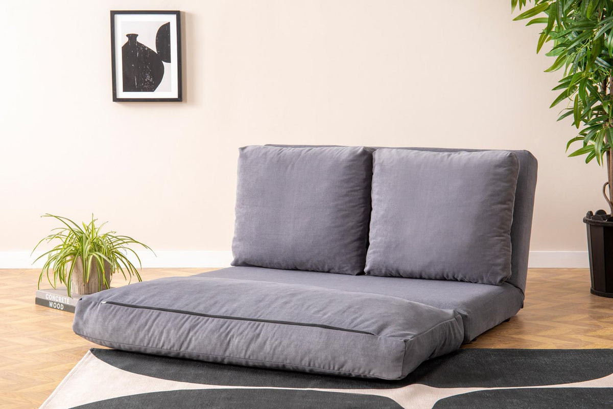Taida Bettsofa - Grau in Grau präsentiert im Onlineshop von KAQTU Design AG. Bettsofa ist von Atelier Del Sofa