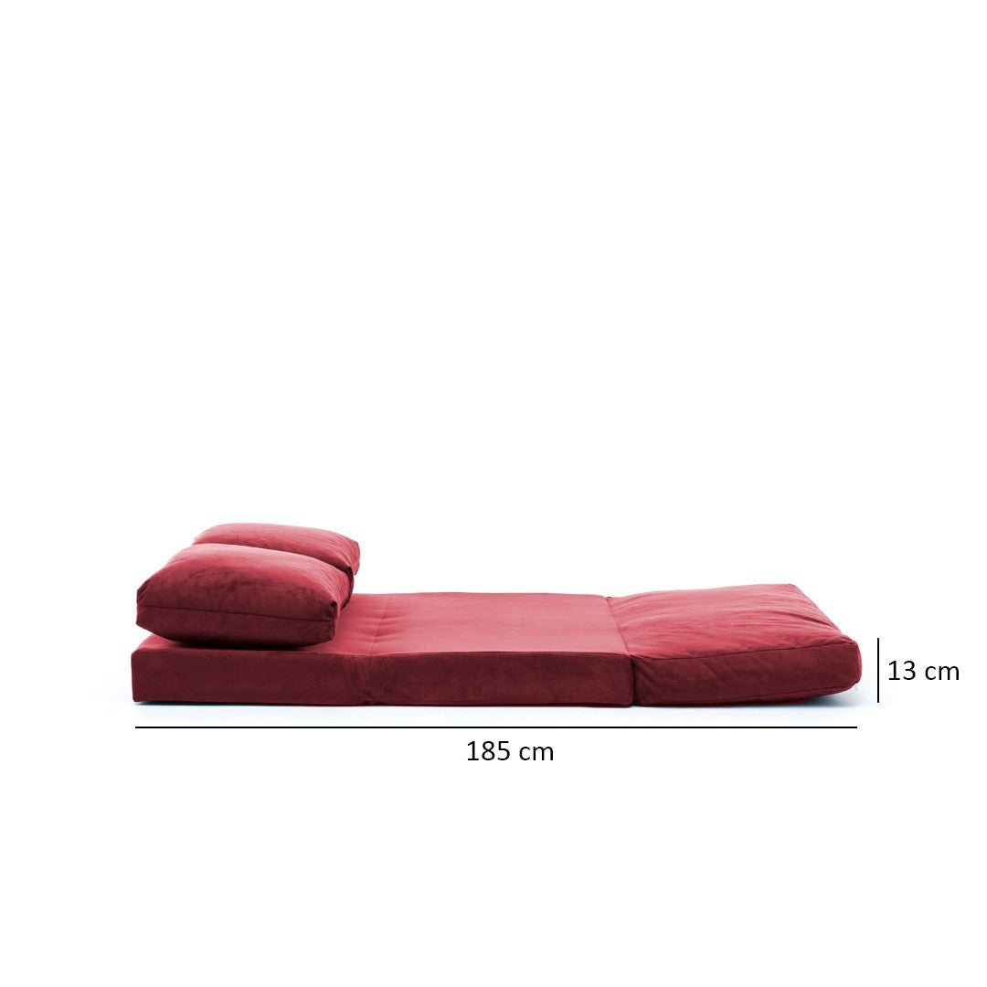 Taida Bettsofa - Maroons in Maroons präsentiert im Onlineshop von KAQTU Design AG. Bettsofa ist von Atelier Del Sofa