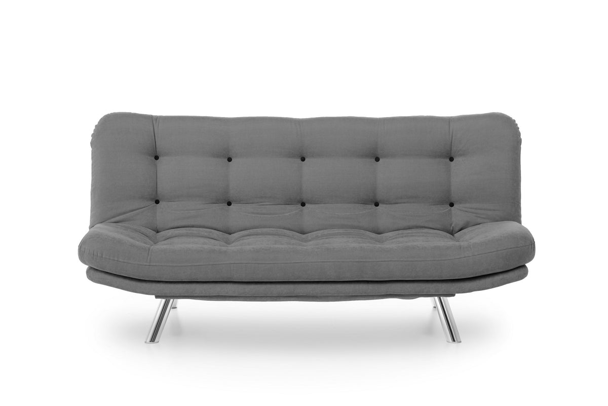 Misa Sofabed Bettsofa - Grau in Grau präsentiert im Onlineshop von KAQTU Design AG. Bettsofa ist von Atelier Del Sofa