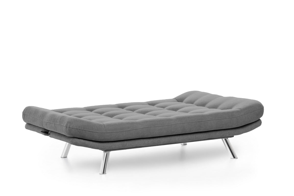 Misa Sofabed Bettsofa - Grau in Grau präsentiert im Onlineshop von KAQTU Design AG. Bettsofa ist von Atelier Del Sofa