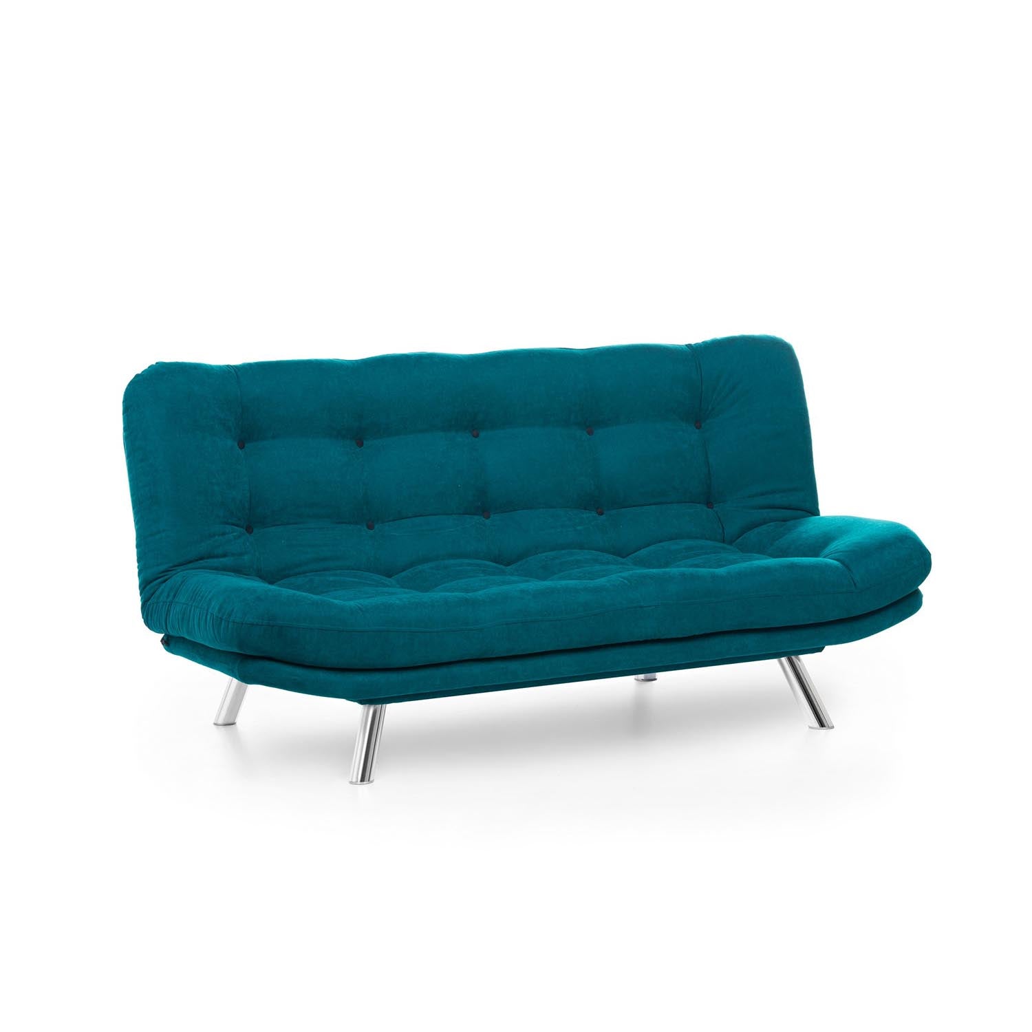 Misa Sofabed - Petrol Green in Petrolgrün präsentiert im Onlineshop von KAQTU Design AG. Bettsofa ist von Atelier Del Sofa