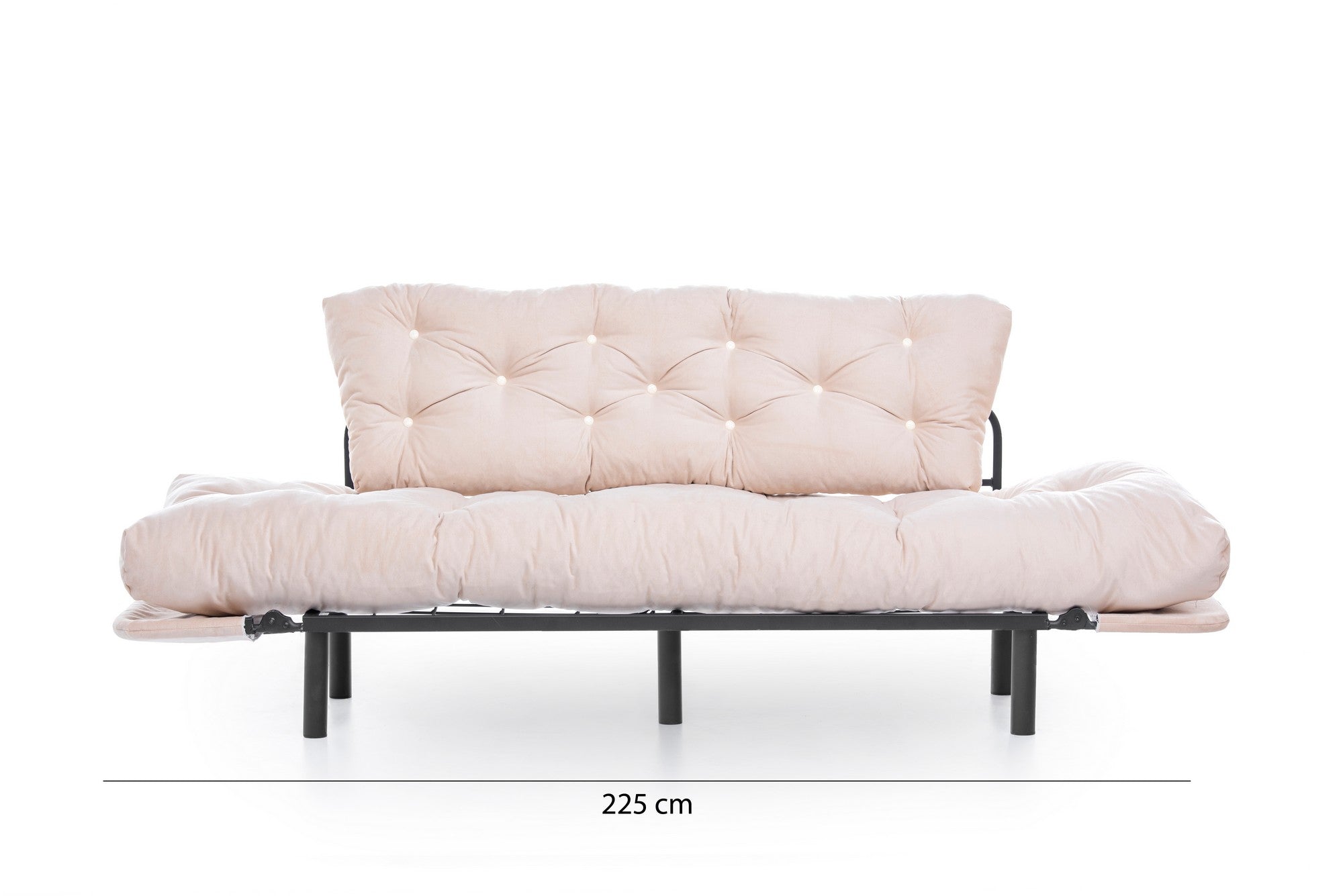 Entdecken Sie das Nitta Triple Bettsofa in Sahne von Atelier Del Sofa – ein stilvolles 3-Sitzer Schlafsofa, das Komfort und Funktionalität vereint.