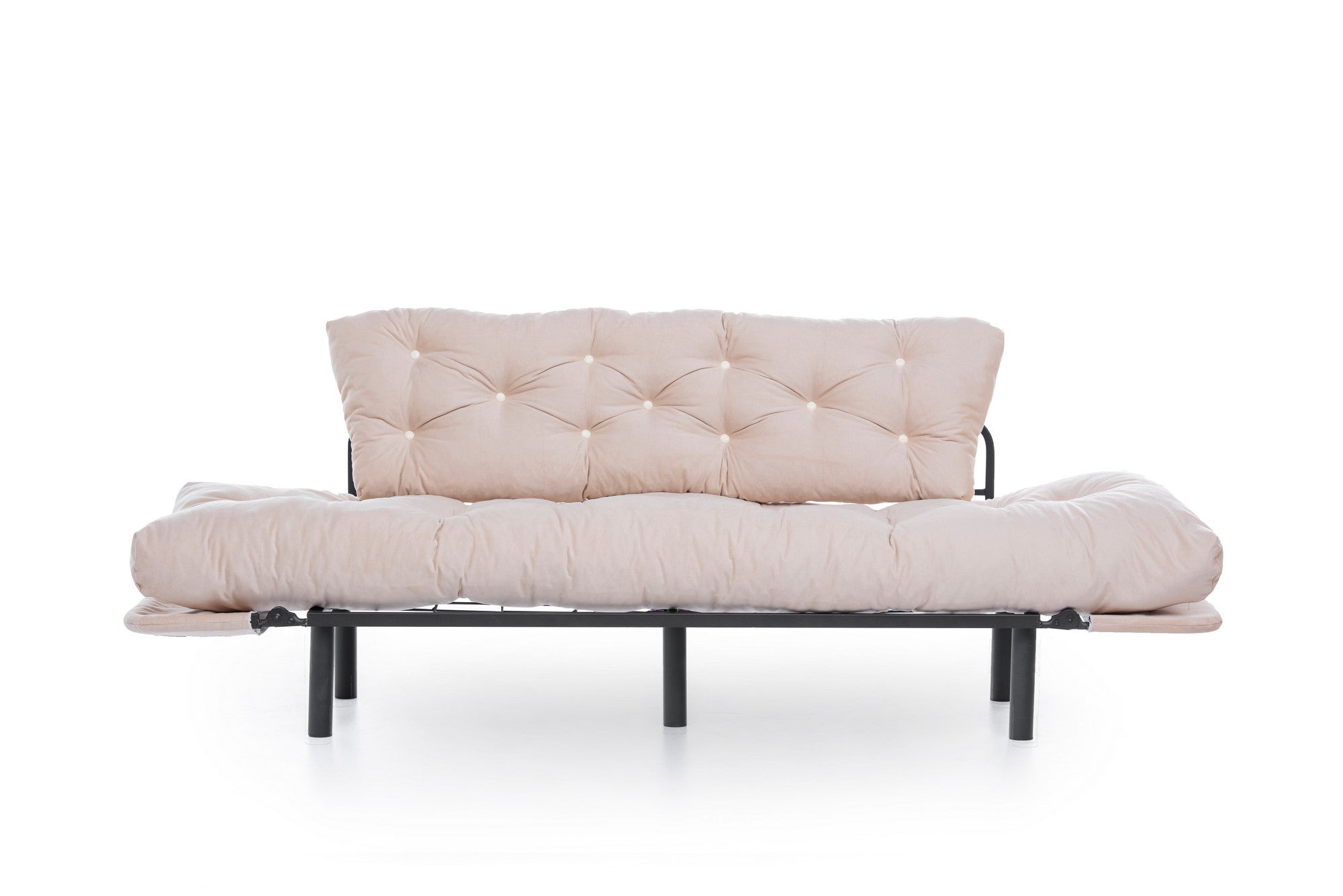 Entdecken Sie das Nitta Triple Bettsofa in Sahne von Atelier Del Sofa – ein stilvolles 3-Sitzer Schlafsofa, das Komfort und Funktionalität vereint.