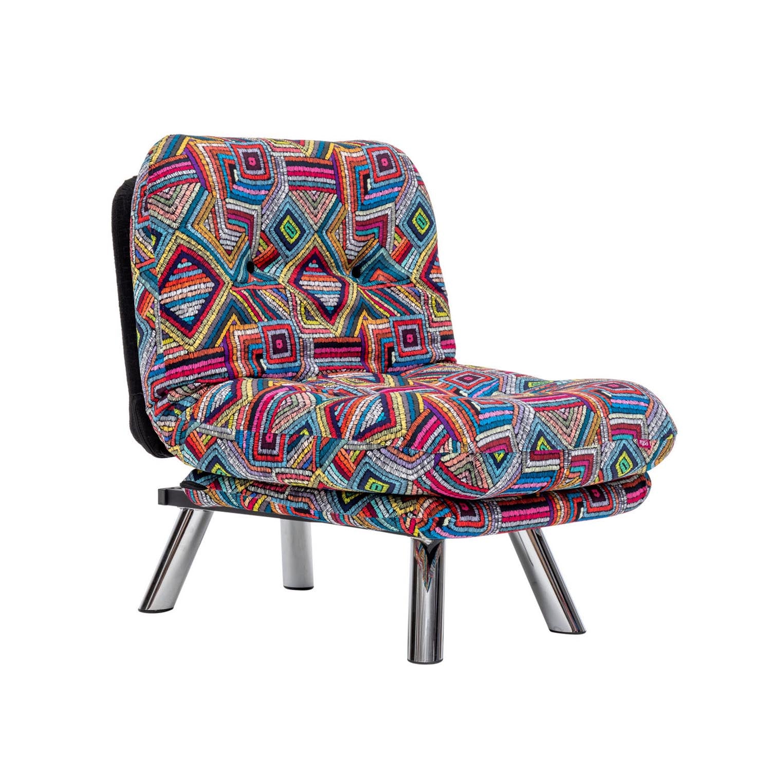Misa Small Solo - Patchwork in Mehrfarbig präsentiert im Onlineshop von KAQTU Design AG. Bettsofa ist von Atelier Del Sofa