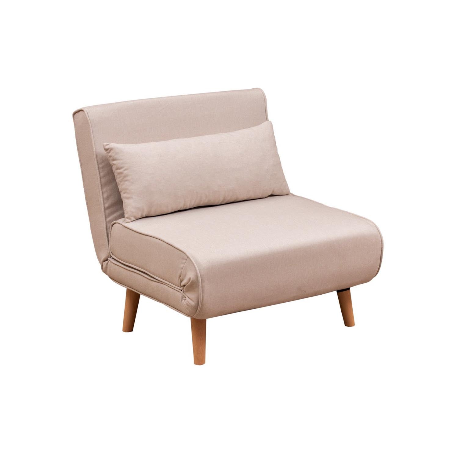 Folde Single - Cream in Sahne präsentiert im Onlineshop von KAQTU Design AG. Bettsofa ist von Atelier Del Sofa