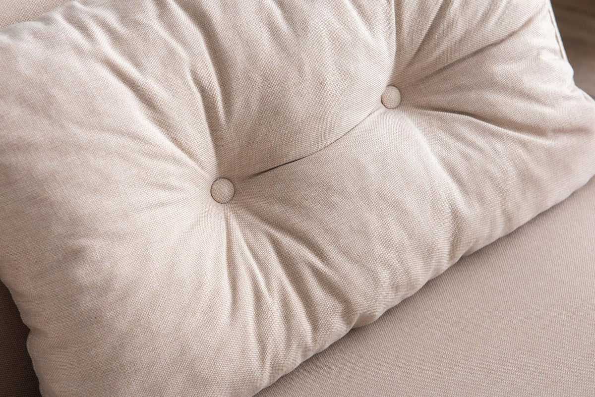 Sando 2 Bettsofa - Sahne in Sahne präsentiert im Onlineshop von KAQTU Design AG. Bettsofa ist von Atelier Del Sofa