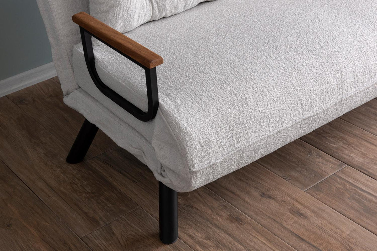 Sando 2 Bettsofa - Weiss in Weiss präsentiert im Onlineshop von KAQTU Design AG. Bettsofa ist von Atelier Del Sofa