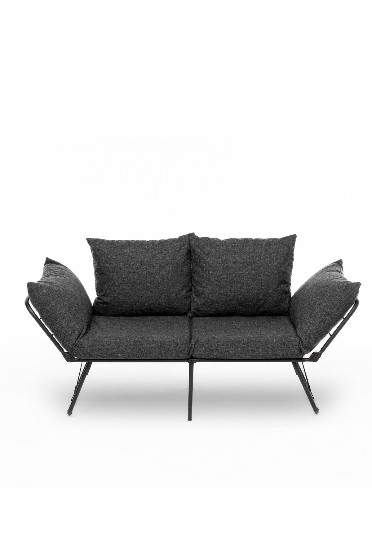 Erleben Sie das Viper 2-Sitzer Schlafsofa in edlem Dunkelgrau von Atelier Del Sofa – die perfekte Kombination aus Komfort, Stil und Funktionalität für Ihr Zuhause.