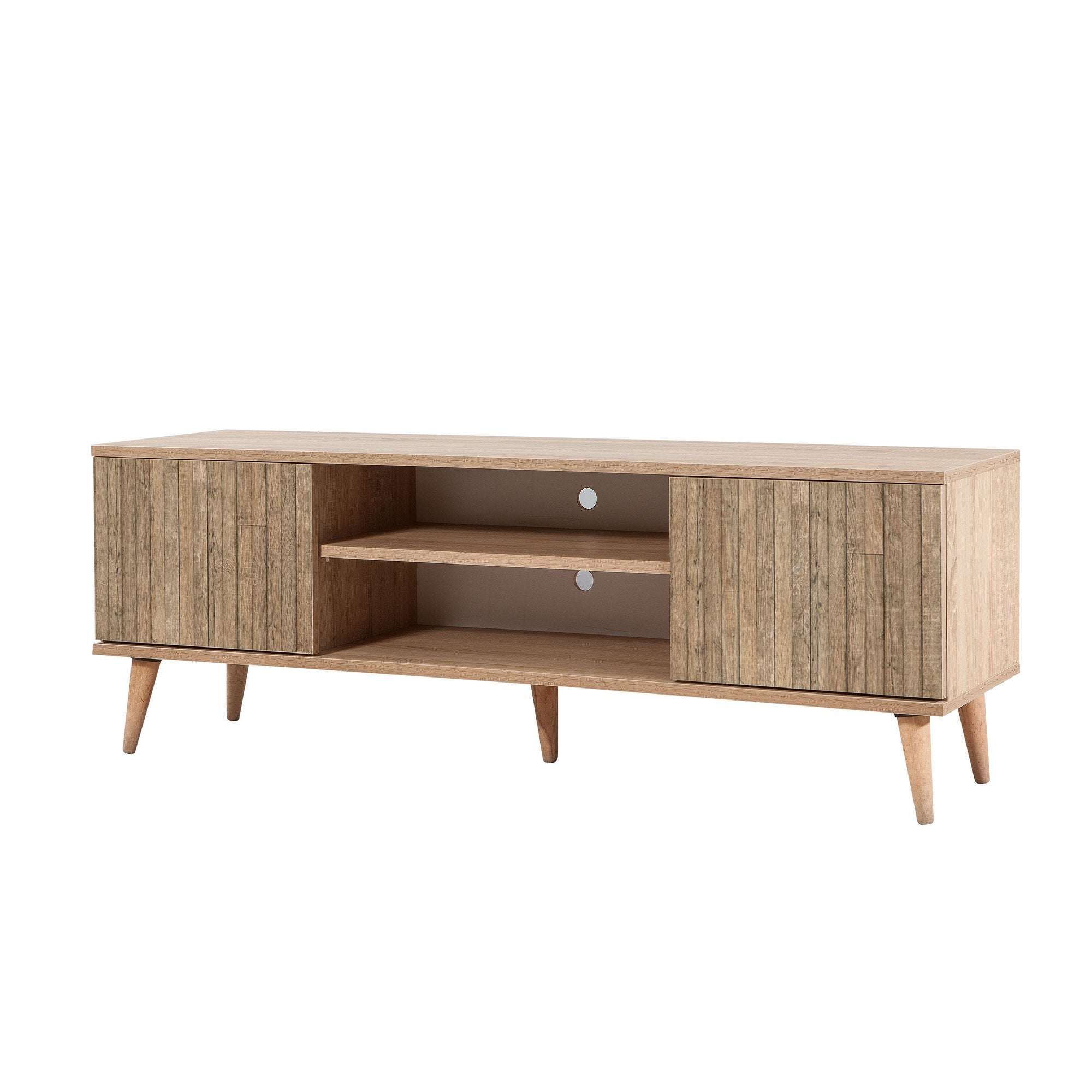 Truva - 728 in Sonoma Eiche präsentiert im Onlineshop von KAQTU Design AG. Sideboard ist von Hanah Home