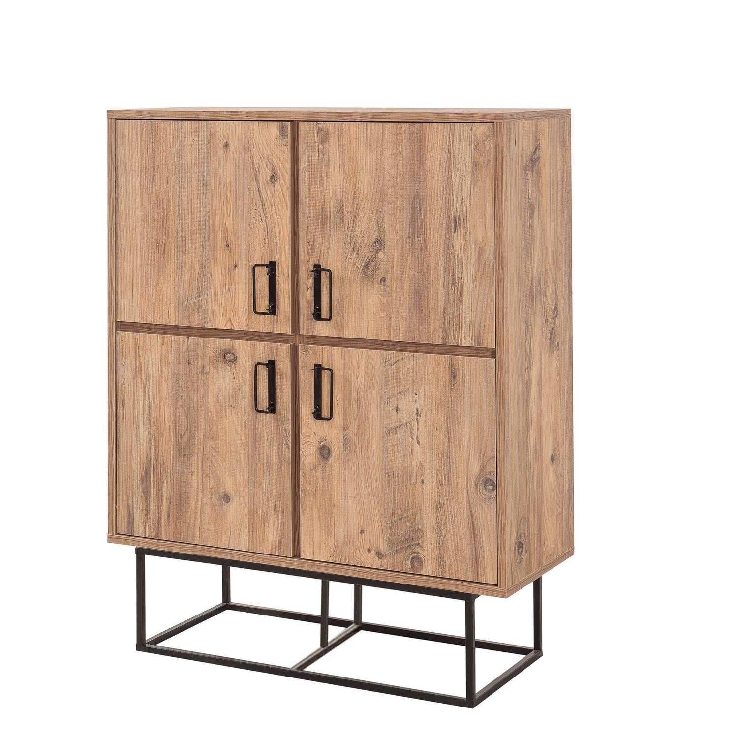 Quantum Solo in Atlantische Kiefer Schwarz präsentiert im Onlineshop von KAQTU Design AG. Cabinet ist von Hanah Home