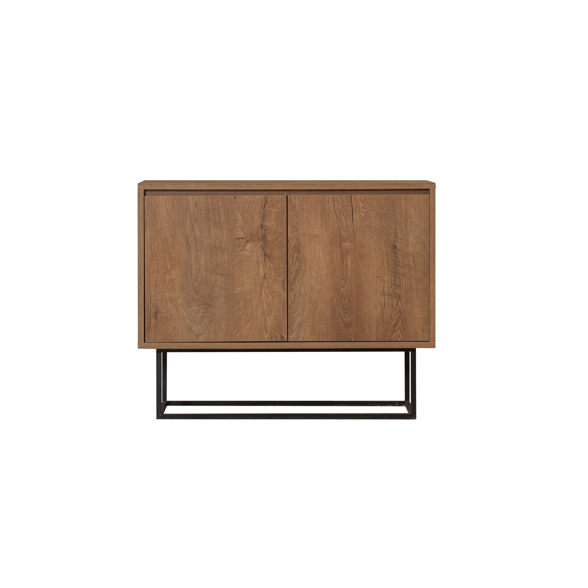 Zuri in Walnuss Schwarz präsentiert im Onlineshop von KAQTU Design AG. High-Sideboard ist von Hanah Home