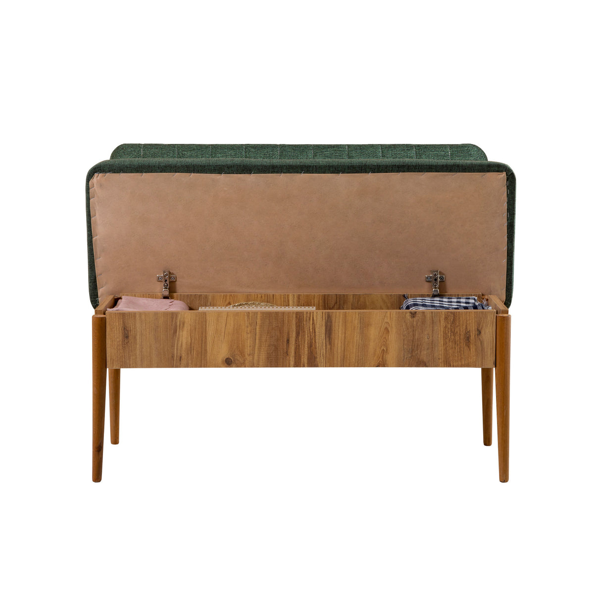 Vina Bench Sitzbank - Atlantische Kiefer Grün in Atlantische Kiefer Grün präsentiert im Onlineshop von KAQTU Design AG. Sitzbank ist von Hanah Home
