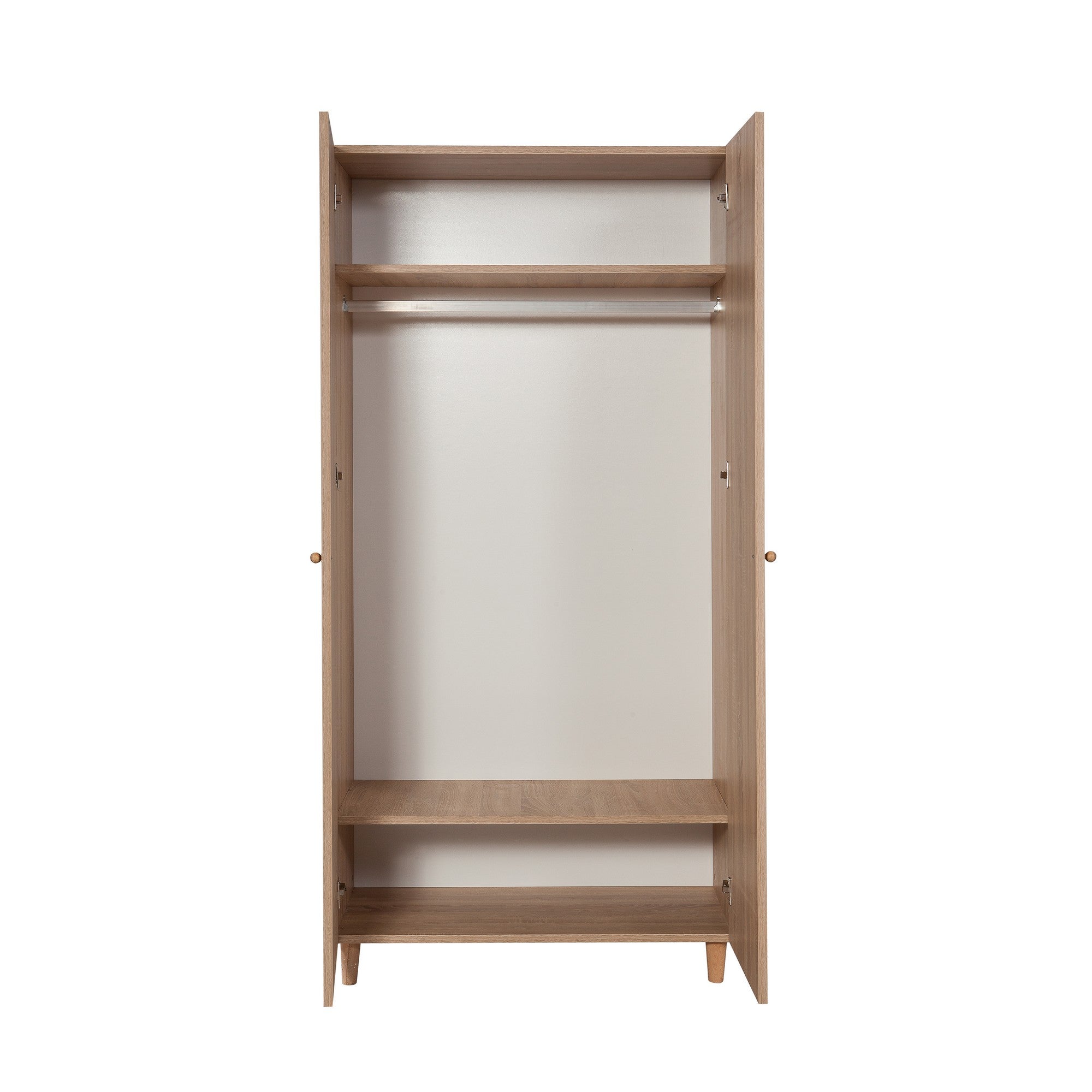 Verleihen Sie Ihrem Raum mit der Lidya 2 Garderobe in Sonomo von Hanah Home einen modernen Look – elegant, langlebig und praktisch für Ihre Aufbewahrung.