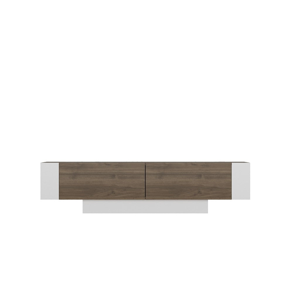 Matera - Walnut, White in Walnuss Weiss präsentiert im Onlineshop von KAQTU Design AG. Sideboard ist von Hanah Home