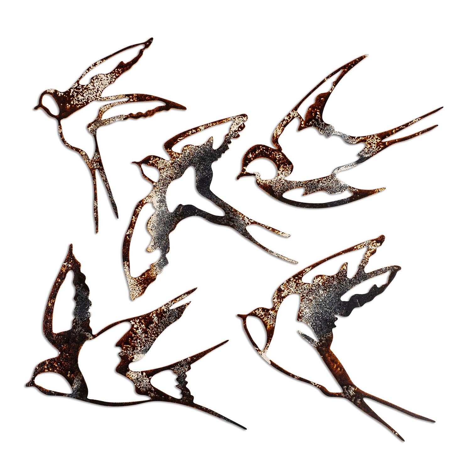 Birds-2 in Mehrfarbig präsentiert im Onlineshop von KAQTU Design AG. Wanddeko ist von Wallity