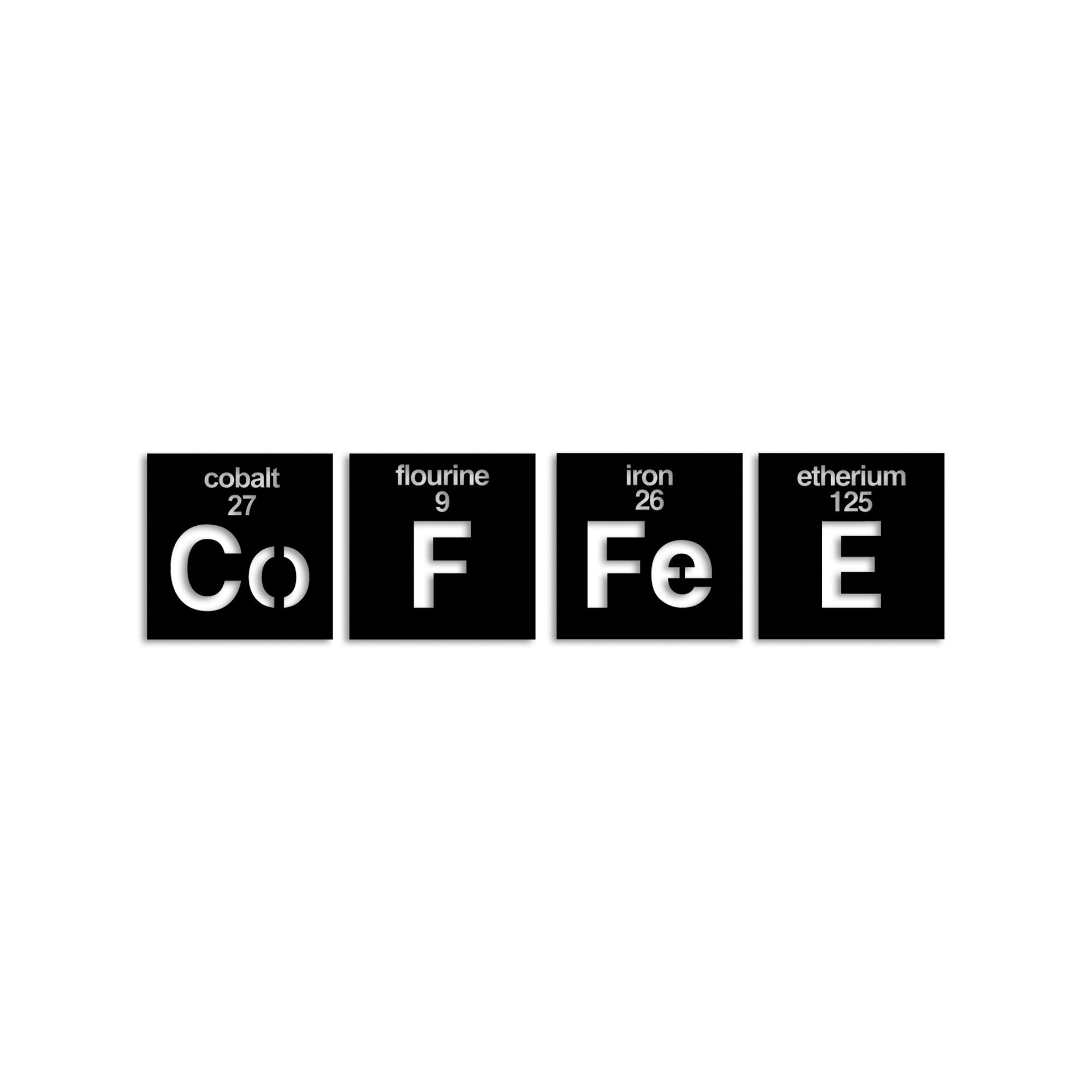 Gestalten Sie Ihr Zuhause neu mit der Coffee 13 Wanddeko von Wallity. Dieses elegante Metallstück bringt Stil und Kreativität in jeden Raum.