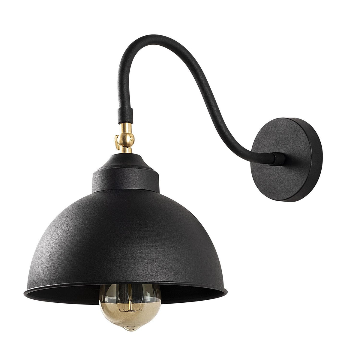 Sağlam Wandleuchte - Schwarz in Schwarz präsentiert im Onlineshop von KAQTU Design AG. Wandleuchte ist von Opviq