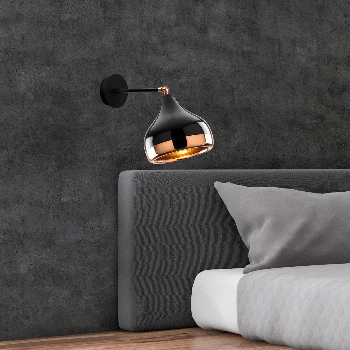 Yıldo Wandleuchte - Schwarz
Kupfer in Schwarz
Kupfer präsentiert im Onlineshop von KAQTU Design AG. Wandleuchte ist von Opviq
