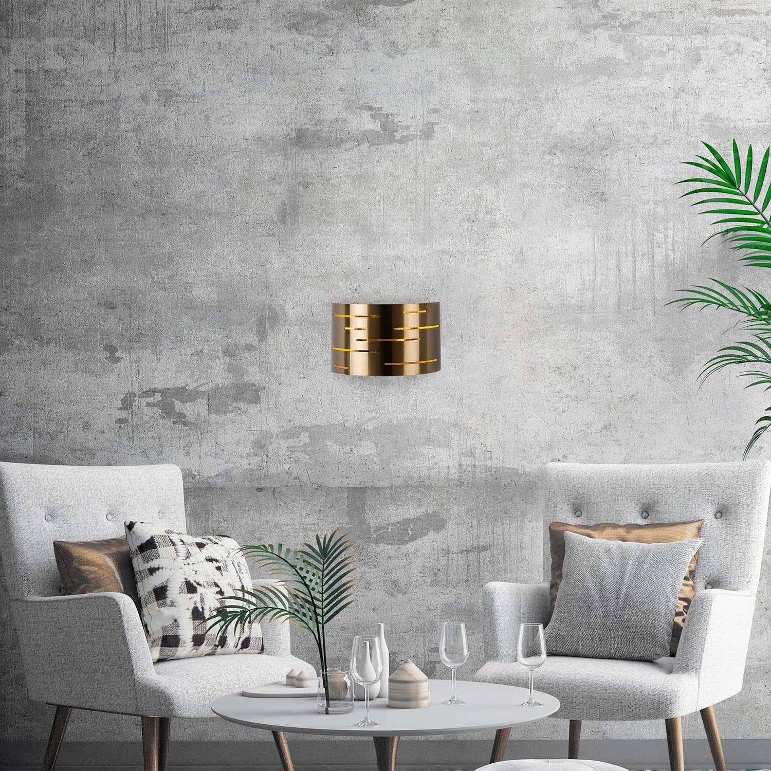 Entdecken Sie die stilvolle 629 Vintage-Wandleuchte von Opviq. Perfekt für einladende Räume, vereint sie Eleganz und Funktionalität.