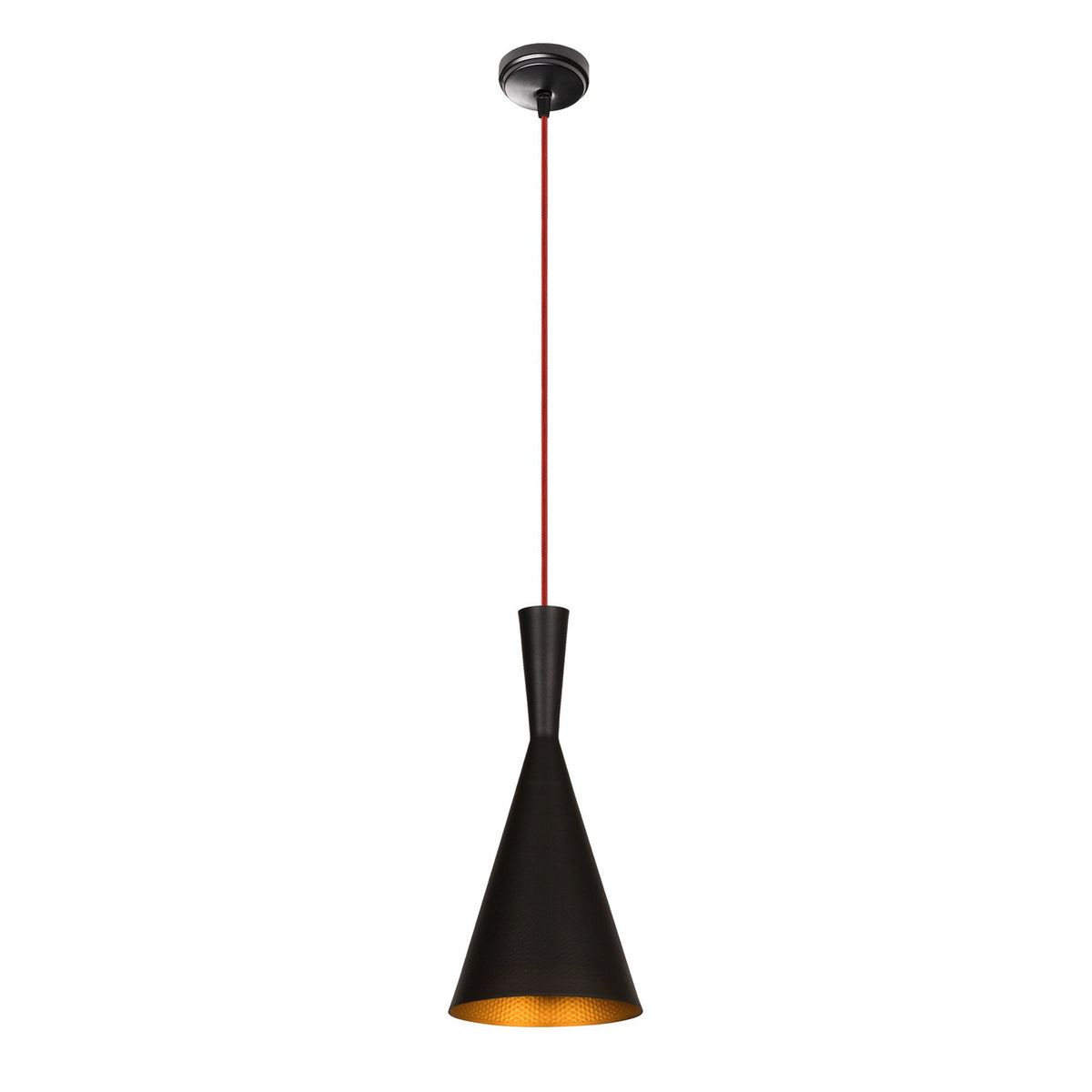Elmas Pendellampe - Schwarz Rot in Schwarz Rot präsentiert im Onlineshop von KAQTU Design AG. Pendelleuchte ist von Opviq