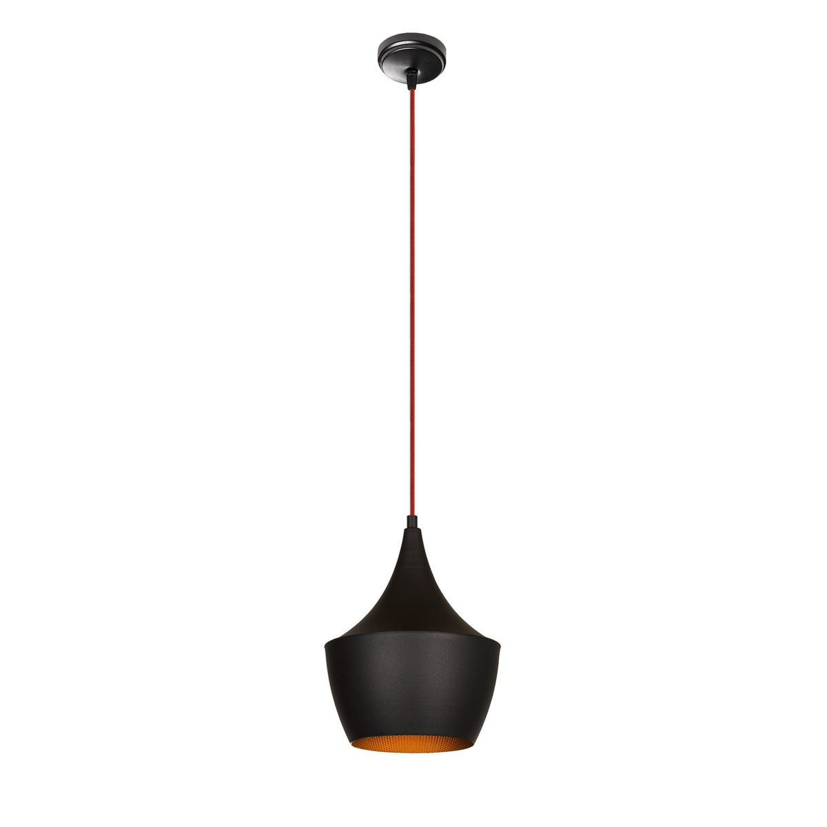 Elmas Pendellampe - Schwarz Rot in Schwarz Rot präsentiert im Onlineshop von KAQTU Design AG. Pendelleuchte ist von Opviq