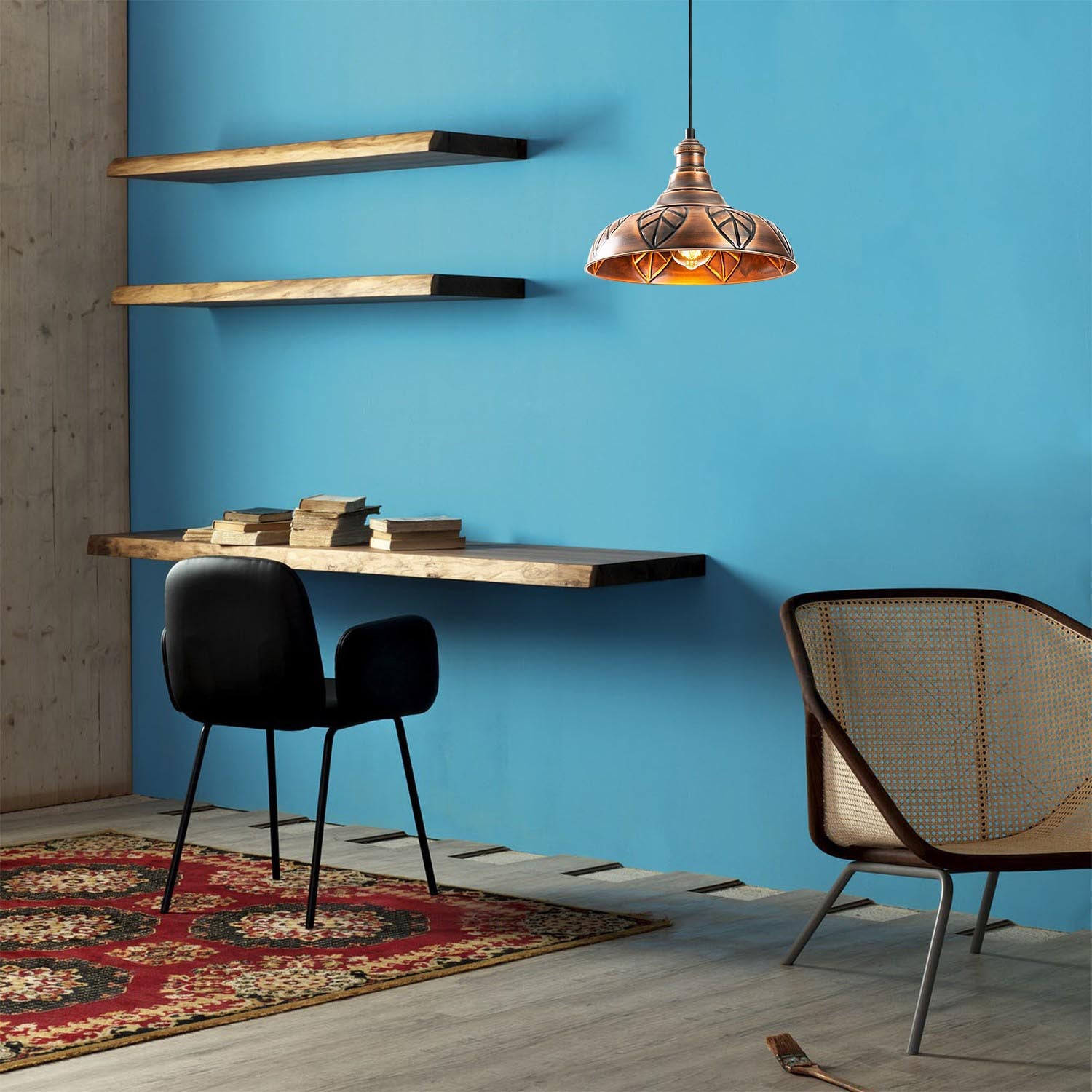 Entdecken Sie die elegante Sağlam Pendelleuchte in Kupfer von Opviq. Perfekt für stilvolle Akzente in jedem Raum!