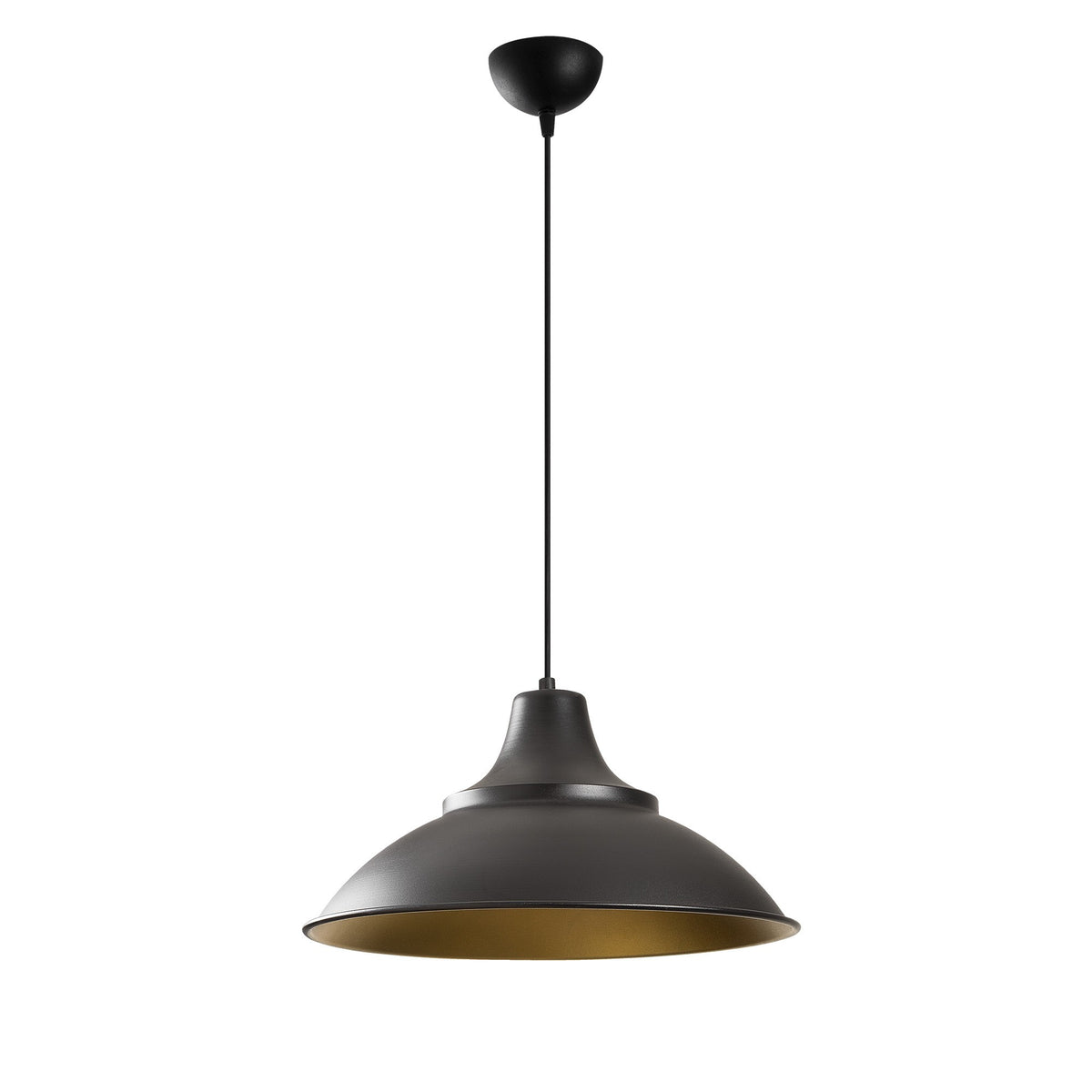 Sağlam Pendellampe - Schwarz Gold in Schwarz Gold präsentiert im Onlineshop von KAQTU Design AG. Pendelleuchte ist von Opviq
