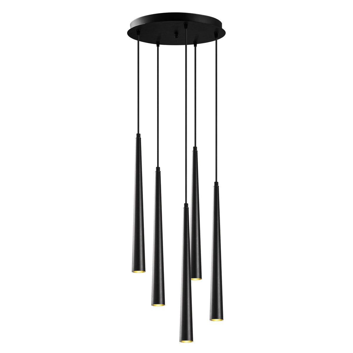 Uğur Pendellampe - Schwarz in Schwarz präsentiert im Onlineshop von KAQTU Design AG. Pendelleuchte ist von Opviq