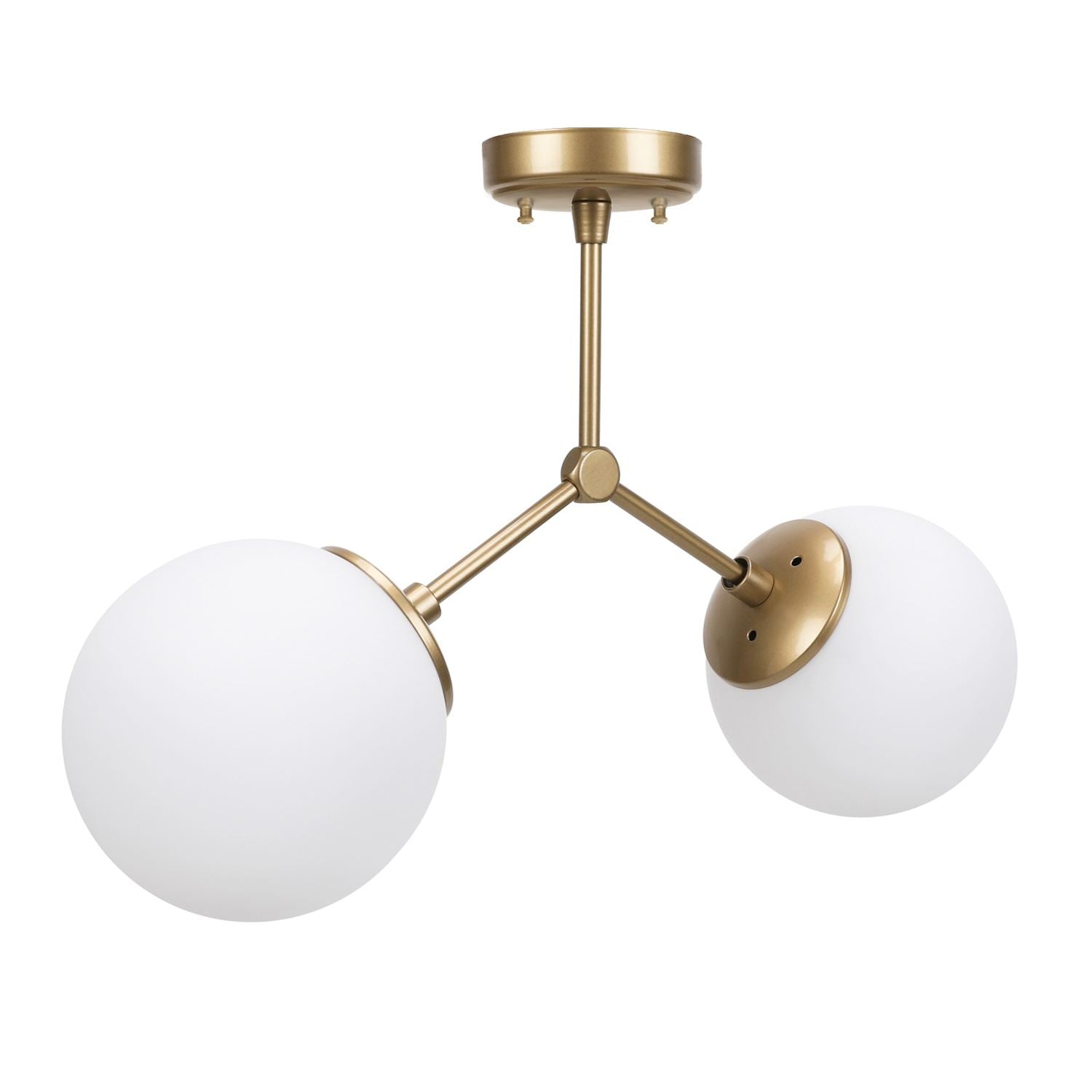 Verleihen Sie Ihrem Raum mit der Damar Deckenleuchte in Gelb Weiß von Opviq einen modernen skandinavischen Akzent und genießen Sie eine einladende Atmosphäre.