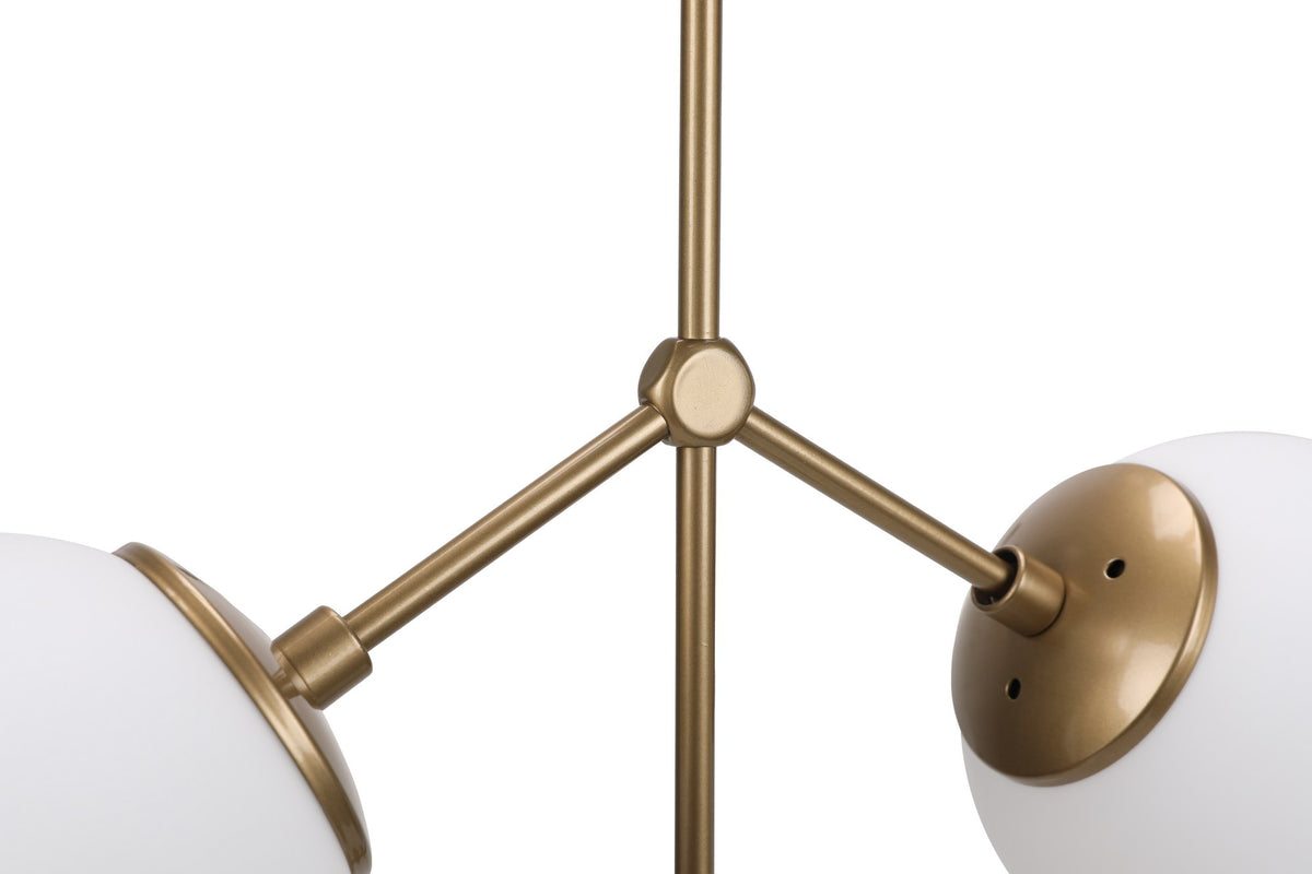 Damar Pendellampe - Gelb Weiss in Gelb Weiss präsentiert im Onlineshop von KAQTU Design AG. Pendelleuchte ist von Opviq