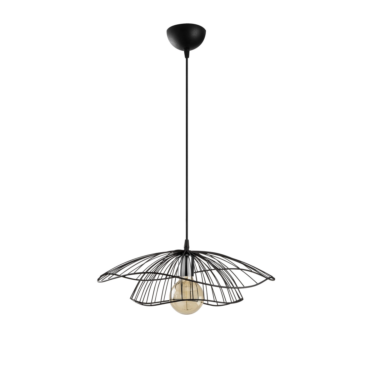 Tel Pendellampe - Schwarz in Schwarz präsentiert im Onlineshop von KAQTU Design AG. Pendelleuchte ist von Opviq