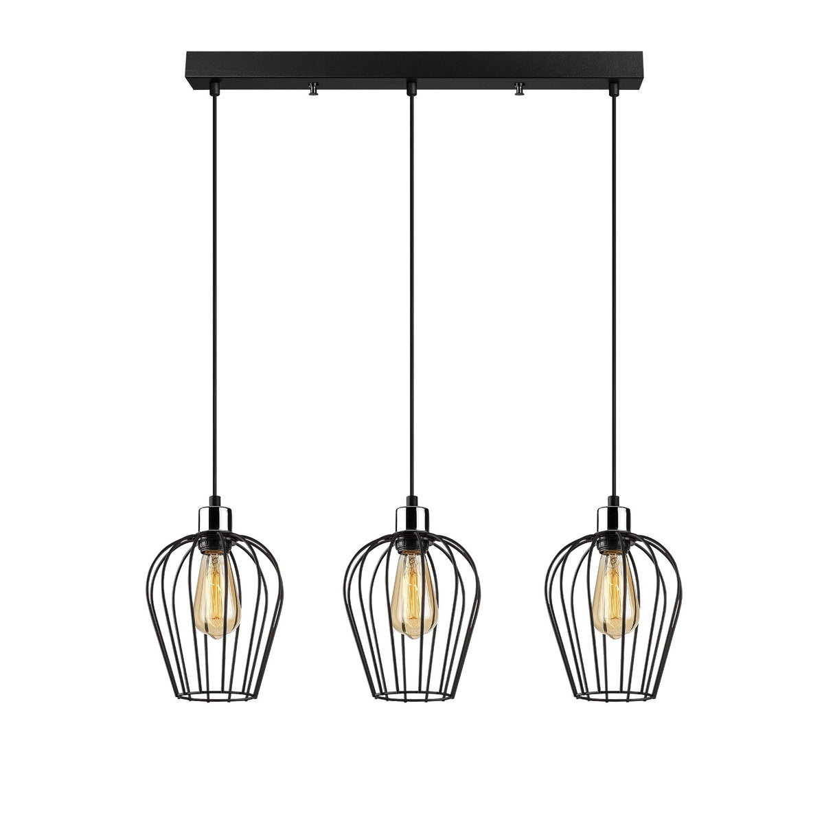 Tel Pendellampe - Schwarz in Schwarz präsentiert im Onlineshop von KAQTU Design AG. Pendelleuchte ist von Opviq