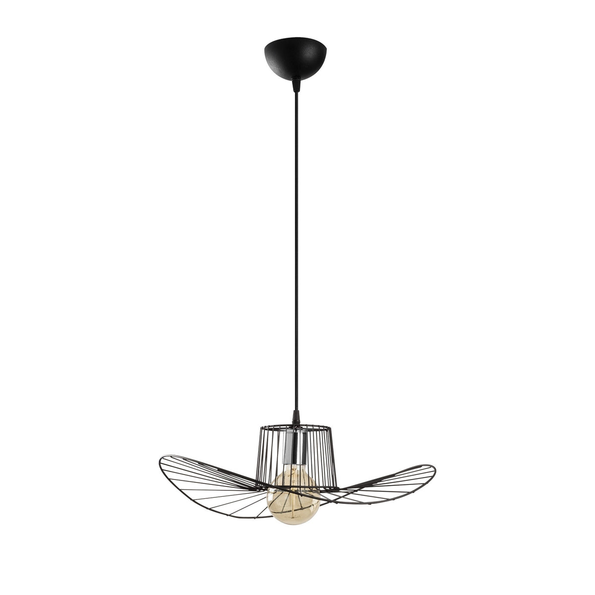 Tel Pendellampe - Schwarz in Schwarz präsentiert im Onlineshop von KAQTU Design AG. Pendelleuchte ist von Opviq