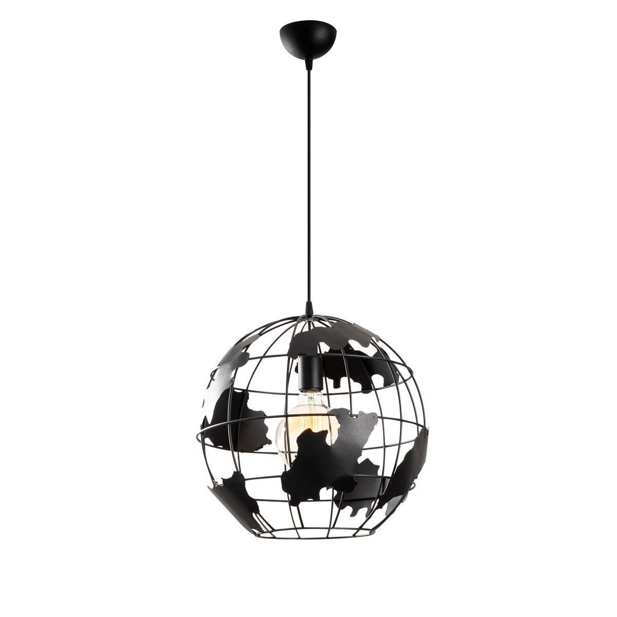 Fellini Pendellampe - Schwarz in Schwarz präsentiert im Onlineshop von KAQTU Design AG. Pendelleuchte ist von Opviq