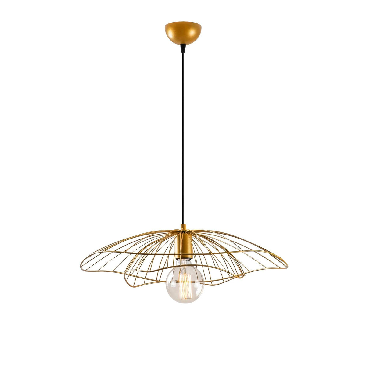 Tel Pendellampe - Gold in Gold präsentiert im Onlineshop von KAQTU Design AG. Pendelleuchte ist von Opviq