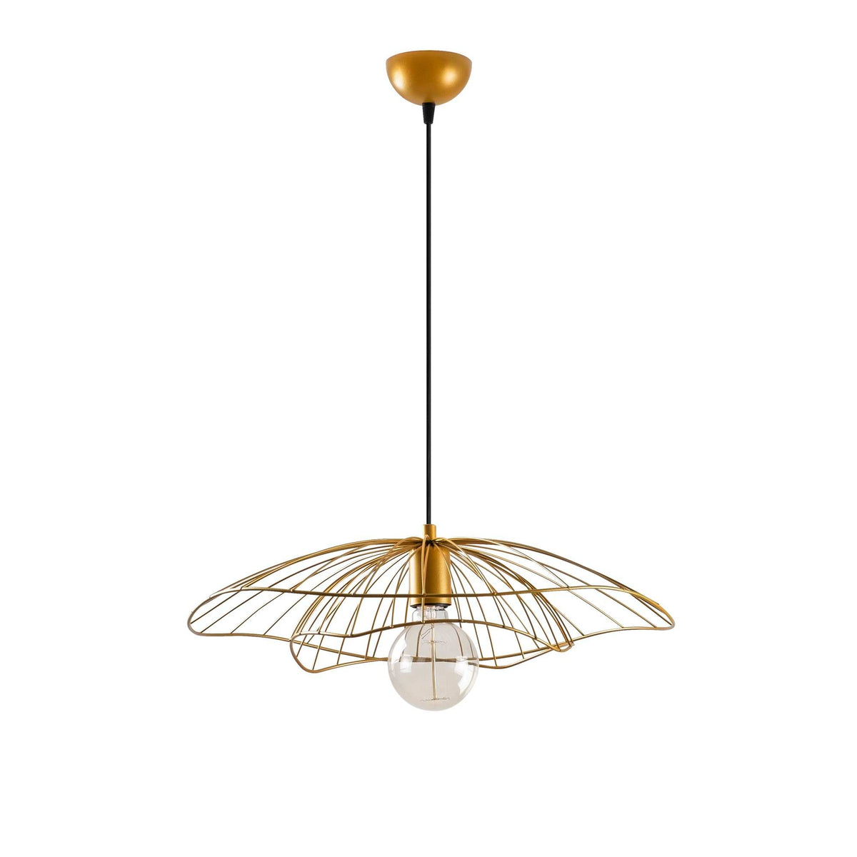 Tel Pendellampe - Gold in Gold präsentiert im Onlineshop von KAQTU Design AG. Pendelleuchte ist von Opviq